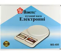 Електронні настільні ваги Domotec MS-400 до 10 кг, Кухонні ваги від 1г до 10кг з Led дисплеєм з круглою платформою для зважування продуктів