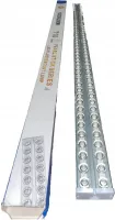 Светодиодная потолочная лампа с линзами Tube Light T10 120 см 6500K Электрический модульный светильник фонарь на стену SMD 36W от сети 220V Белая