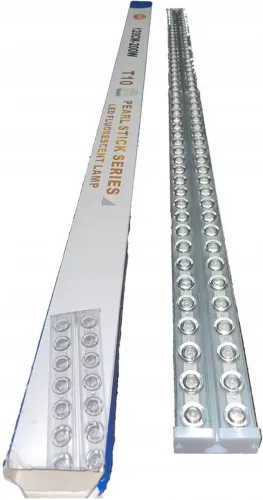 Светодиодная потолочная лампа с линзами Tube Light T10 120 см 6500K Электрический модульный светильник фонарь на стену SMD 36W от сети 220V Белая