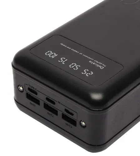 Зарядний пристрій УМБ Power Bank Viaking 50000 mAh smart-quality N7 3USB з ліхтариком , Портативна батарея повербанк зовнішній акумулятор YM-500