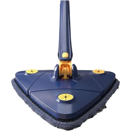 Треугольная телескопическая швабра для сухой и влажной уборки Multi function Mop MA-89 Регулируемая с отжимом 360 градусов для всех поверхностей