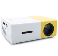 Портативний проектор міні кінотеатр мультимедійний Full HD Led Projector YG-300 мультимедійний домашній кінотеатр з динаміком, заряд від Power bank