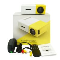 Портативний проектор міні кінотеатр мультимедійний Full HD Led Projector YG-300 мультимедійний домашній кінотеатр з динаміком, заряд від Power bank
