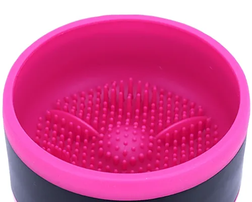 Електричний очищувач пензлів для макіяжу Makeup brush cleaner LY-609, Щітка поставка для очищення для чищення макіяжних пензликів від USB