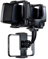 Автомобільний тримач для телефону HOCO CA70 Pilot кріплення до 6.5 " автотримач смартфона на дзеркало заднього виду з поворотом в машину Чорний