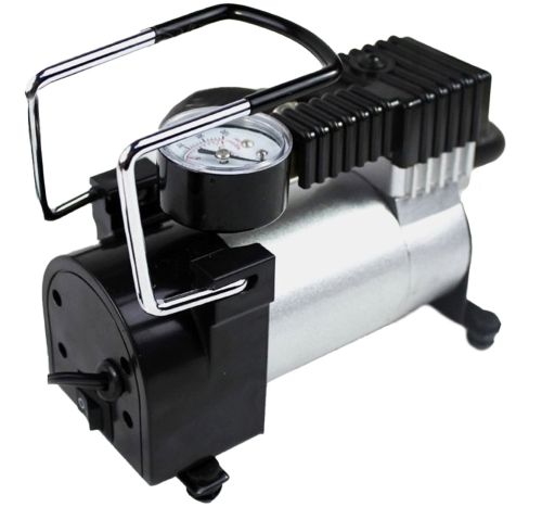Автокомпресор від прикурювача Аіг pump HS - 208 965кПа для накачування шин 140psi 10Amp Автомобільний компресор насос для підкачки коліс машини чорний