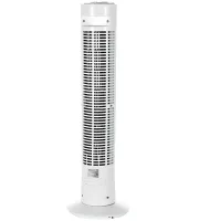Електричний підлоговий вентилятор Domotec MS-1627 45W 3 режими 78 см колонний охолоджувач повітря з таймером вимкнення для дому від мережі 220V