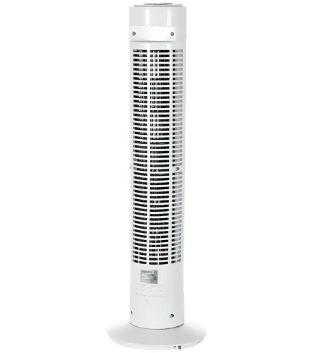 Електричний підлоговий вентилятор Domotec MS-1627 45W 3 режими 78 см колонний охолоджувач повітря з таймером вимкнення для дому від мережі 220V
