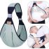 Рюкзак-переноска для новонароджених Baby Sling AND182 дихаючий слінг переноска для дитини, ерго рюкзак до 20 кг, кенгуру для немовляти на одне плече