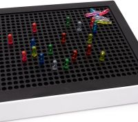 Світиться оптична мозаїка 3D Magic Light Panel 888 дитячий набір 180 різнокольорових фішок, планшет з підсвічуванням для малювання світлом