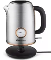Електричний чайник Domotec MS-7849 на 1.7л настільний дисковий електрочайник Domotec 2200W з термометром і автоматичним відключенням від мережі
