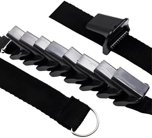 Настінний органайзер для зберігання сумок Bag Rack підвісні ремені з гачками на двері, Вішалка тримач для аксесуарів і біжутерії на 16 гачків