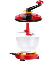 Ручний подрібнювач овочів Keouke Chopper Food LG-006 2 в 1 кухонний мініблендер з трьома лезами і чашею на 1.5 л чопер для подрібнення м'яса
