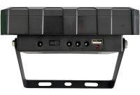Переносна сонячна станція GDLite GD-106 портативний LED ліхтар прожектор з 3 лампами і повербанком на сонячній батареї 4000 мАг GDTimes ZB-28