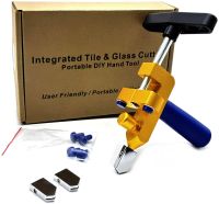 Алмазный стеклорез Glass Cutter Tile JNZ-GC01 2 в 1 роликовый нож резак 3-15 мм ручной инструмент для резки стекла, плитки и керамики AND 96-10