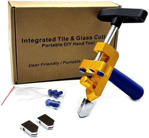 Алмазный стеклорез Glass Cutter Tile JNZ-GC01 2 в 1 роликовый нож резак 3-15 мм ручной инструмент для резки стекла, плитки и керамики AND 96-10