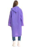Багаторазовий дощовик з капюшоном EVA Raincoat TY876 120 см універсальний вітрозахисний плащ на кнопках з довгим рукавом від дощу і вітру AND-74