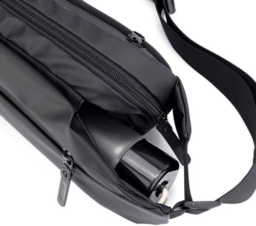 Мужская сумка через плечо Baellery Cross Body Bag JXA1808 нагрудная водонепроницаемая повседневная бананка на грудь из искусственной кожи 13Х17 см