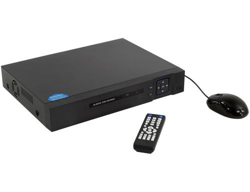 Провідний відеореєстратор DVR UKC CAD 1216 AHD 16 канальний, мережевий IP реєстратор на 16 камер для відеоспостереження та управління камерами Чорний