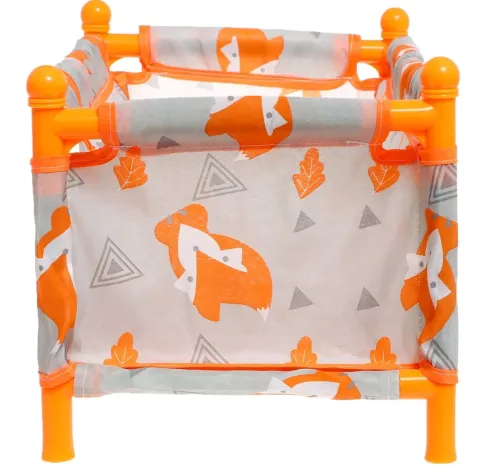 Дитячий набір Baby Play House CS0849 Лисички для ляльки та іграшок гойдалки манеж шезлонг гойдалка і стільчик для годування, Комплект для ляльок