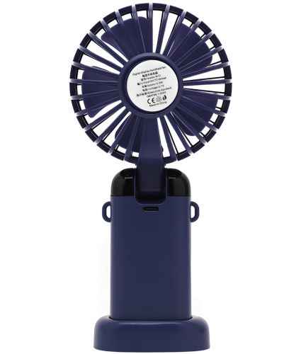 Настільний акумуляторний вентилятор Mini Fan N-15 міні охолоджувач повітря з дисплеєм, підставкою для телефона та ароматизацією повітря від USB YH-2