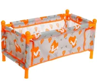 Дитячий набір Baby Play House CS0849 Лисички для ляльки та іграшок гойдалки манеж шезлонг гойдалка і стільчик для годування, Комплект для ляльок
