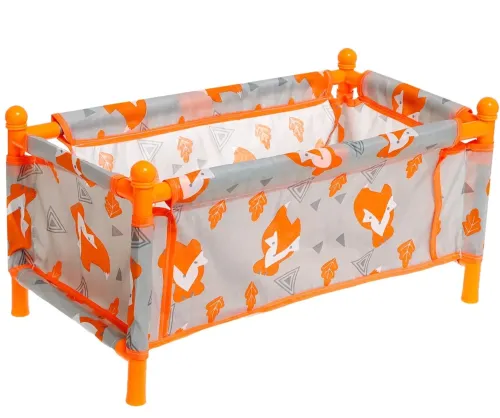Дитячий набір Baby Play House CS0849 Лисички для ляльки та іграшок гойдалки манеж шезлонг гойдалка і стільчик для годування, Комплект для ляльок