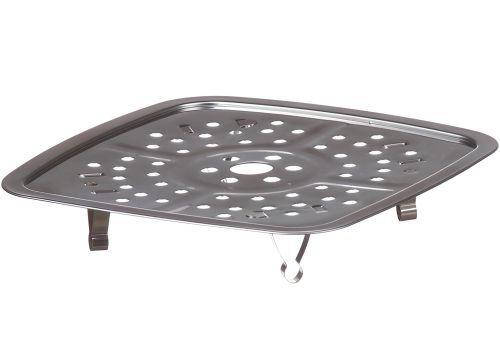 Универсальная сковорода Copper Cook Deep Square Pan Ampowar 24 см с фритюром и пароваркой с крышкой, Антипригарная сковородка фритюрница с дуршлагом