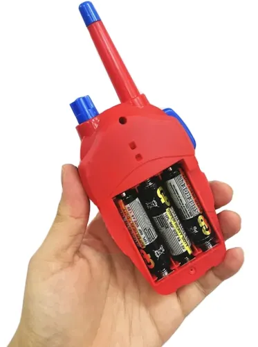 Дитячий набір з 2 рацій Месники Walkie Talkie Avengers 1568-1 на батарейках до 3м, Дитячі рації 2 шт Супергерої для зв'язку зі звуковими ефектами