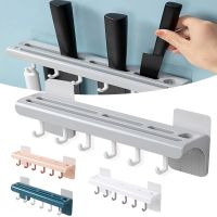 Багатофункціональний навісний самоклеючий тримач Tool Holder для кухонних ножів з гачками, Настінна підставка для столових приладів на кухню
