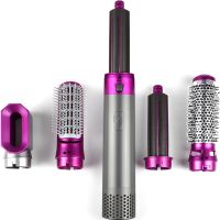 Електрична щітка Hot Air Styler 5 в 1 фен стайлер для сушіння, укладання та об'єму волосся, мультистайлер з насадками для завивки і випрямлення