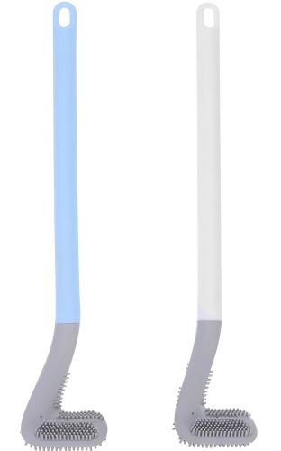 Туалетний навісний йоржик щітка Tanger Toilet brush LTB-01 з щіткою для чищення унітазу з кріпленням на стіну, силіконовий йоржик скребок для туалету