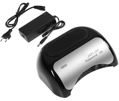 Гібридна ультрафіолетова LED лампа Sun Nail System K18 48W для манікюру і педикюру CCFL UV Lamp з датчиком руху і таймером для сушіння гель лаку