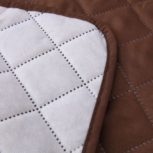 Двухсторонняя накидка чехол на кресло Couch Coat из микрофибры, Защитное двухстороннее водонепроницаемое стеганое покрывало для кресла