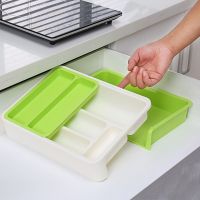 Універсальний розсувний органайзер Expandable drawer Organizer 34Х36.5х5.5 см для кухонних столових приладів, ложок і виделок у висувний ящик