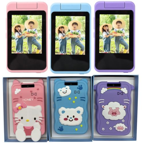 Інтерактивний смартфон Children Mobile Phones AZ-1156 акумуляторний дитячий телефон з іграми, сенсорним екраном і камерою для фото та відео від USB