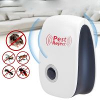 Ультразвуковий відлякувач комах і гризунів Electronic Pest Reject Repeller пристрій для знищення мишей тарганів, комарів прилад в розетку