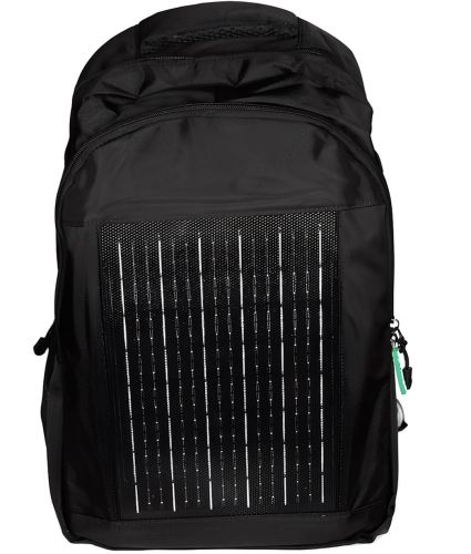Рюкзак із сонячною панеллю GDTimes GD-1320SL 10W міська наплічна сумка на 30 л із вбудованою батареєю та USB виходом для заряджання телефону від сонця