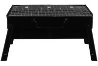 Складаний BBQ гриль 43 см BBQ Grill Portable TL-372 розкладний переносний мангал на деревному вугіллі і дровах, Портативний барбекю валізу з сіткою