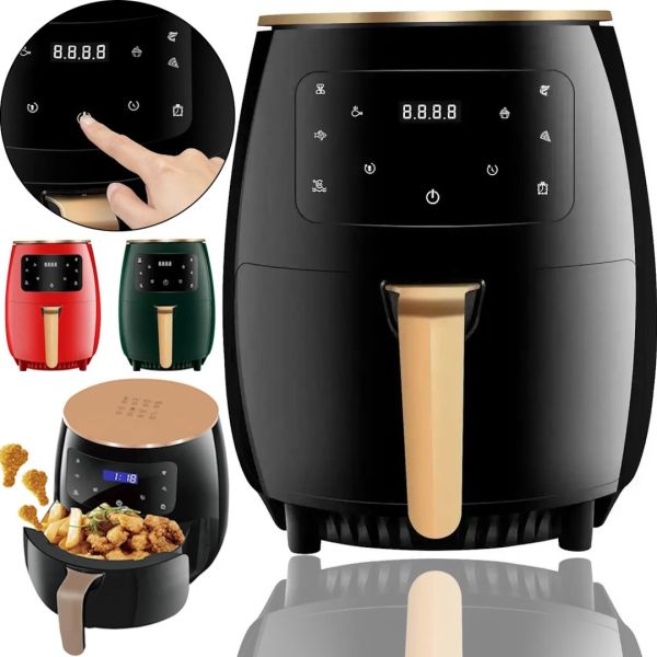 Безмаслянная Аерофритюрниця мультипечь Air Fryer su Tai ST-505 6л для приготування їжі 2400W фритюрниця без масла з функцією аерогрилю S18