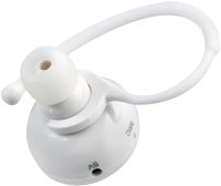 Бездротовий стерео навушник AirBeats Bluetooth mini 4.0 White Вакуумна гарнітура з вбудованим мікрофоном і шумозаглушенням для IOS і Android Білий