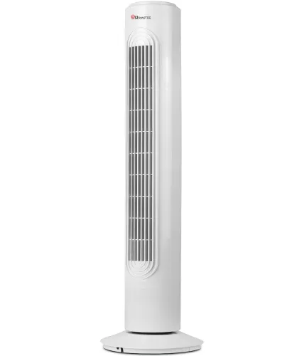Електричний підлоговий вентилятор Domotec MS-1627 45W 3 режими 78 см колонний охолоджувач повітря з таймером вимкнення для дому від мережі 220V