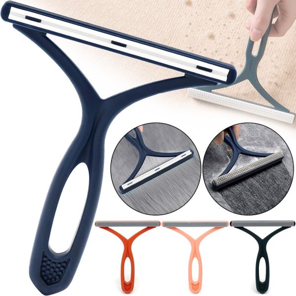 Двостороння щітка для видалення шерсті тварин Dual-purpose Brush Hairball Buster sf246 скребок для чищення ворсу і катишків з меблів і килимів