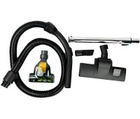 Вакуумний контейнерний пилосос Bitek BT-8663G 2400W з циклонним фільтром, контейнером на 3 л, регулятором потужності та насадками для сухого прибирання Зелений