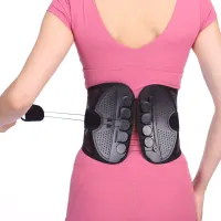 Ортопедичний коректор постави Lumbar Support Belt WS-001 поперековий корсет із тросовою системою фіксації, пояс із регулюванням для хребта