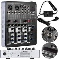 Професійний мікшерний пульт Yamaha Mixer BT4000 2ch BT 4-канальний Активний Аудіомікшер з вбудованим підсилювачем і Bluetooth MX-4000bt Чорний