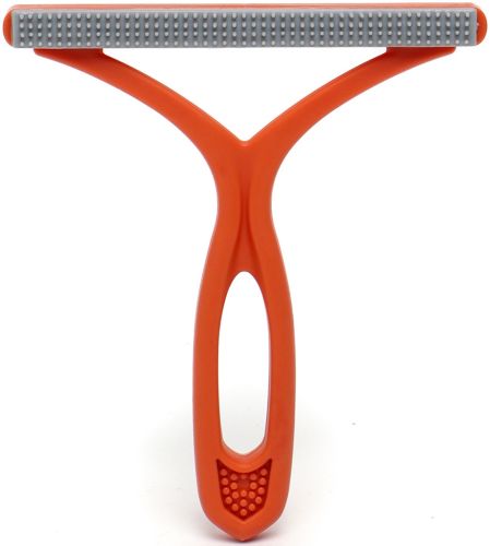 Двостороння щітка для видалення шерсті тварин Dual-purpose Brush Hairball Buster sf246 скребок для чищення ворсу і катишків з меблів і килимів