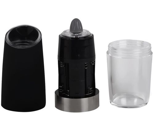 Електричний млин для спецій Spice Bottle Electronic ZX-D32 подрібнювач для солі та перцю з гравітаційним датчиком і підсвічуванням на батарейках