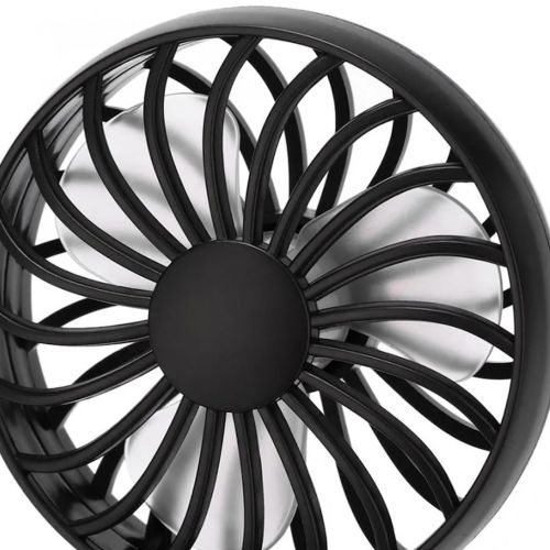 Портативний вентилятор на шию Neck Fan 360° бездротовий шийний спортивний охолоджувач 3 швидкості з акумулятором, LED-підсвічуванням і USB зарядкою