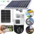 Уличная IP камера видеонаблюдения Solar Camera V36 WI-FI поворотная видеокамера с двумя линзами и удаленным доступом от солнечной панели V36
